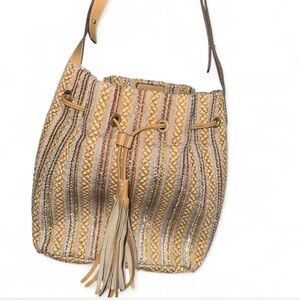 Stylish bucket bag purse from Eric Javits